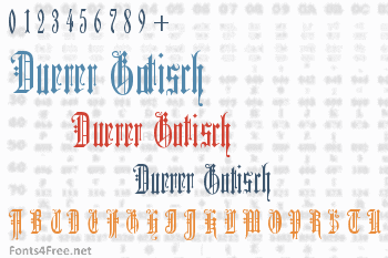 Duerer Gotisch Font