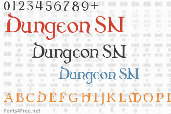 Dungeon SN Font