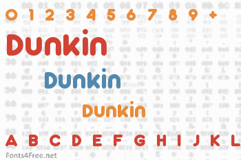Dunkin Font