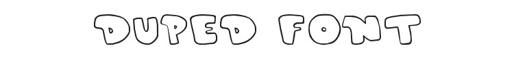 Duped Font