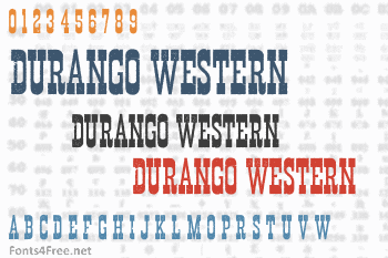 Durango Western Font