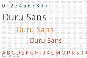 Duru Sans Font