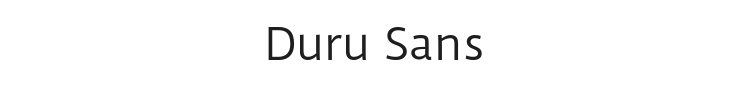 Duru Sans