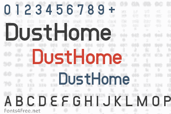 DustHome Font