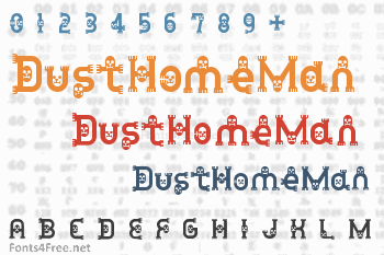 DustHomeMan Font