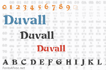 Duvall Font