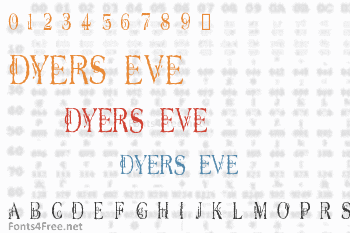 Dyers Eve Font