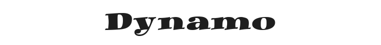 Dynamo Font Preview