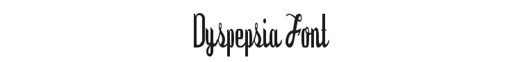 Dyspepsia Font