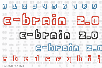 E-Brain 2.0 Font