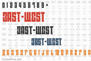 East-West Font