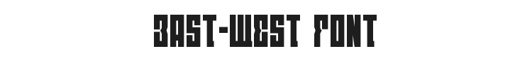 East-West Font Preview