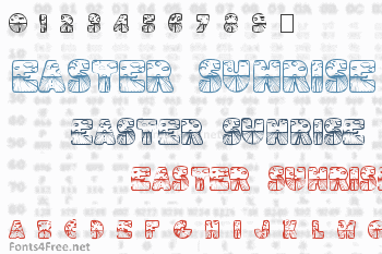 Easter Sunrise Font