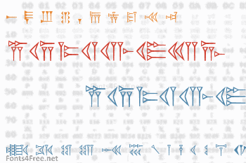 Easy Cuneiform Font