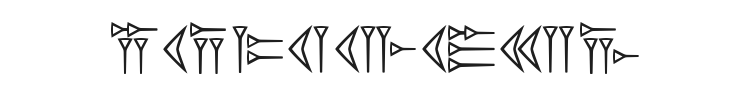 Easy Cuneiform Font