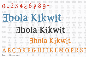 Ebola Kikwit Font