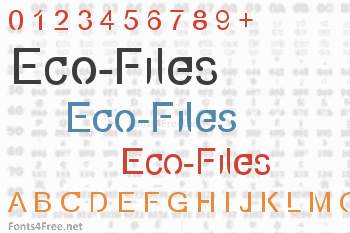 Eco-Files Font