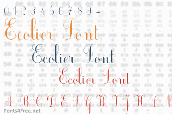 Ecolier Font