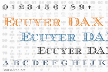 Ecuyer DAX Font