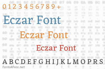 Eczar Font