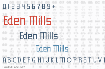 Eden Mills Font