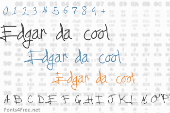 Edgar da cool Font