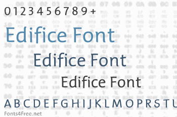 Edifice Font