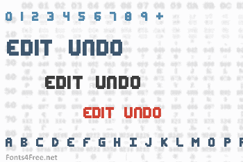 Edit Undo Font