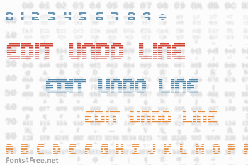 Edit Undo Line Font