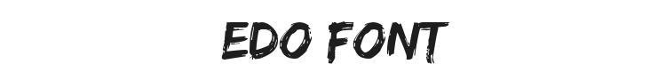 Edo Font Preview