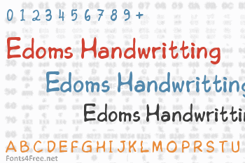 Edoms Handwritting Font