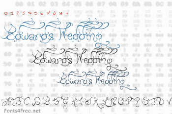 Edwards Wedding Font