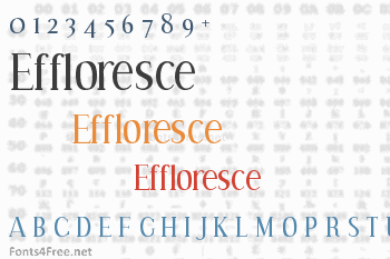 Effloresce Font