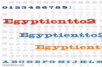 Egyptientto2 Font