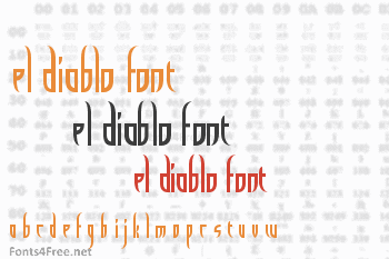 El Diablo Font