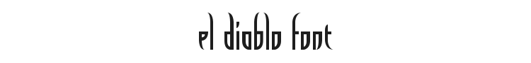 El Diablo Font