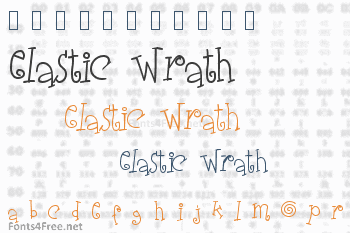 Elastic Wrath Font
