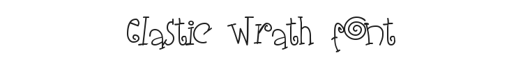 Elastic Wrath Font Preview