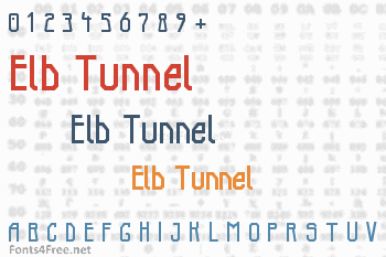 Elb Tunnel Font