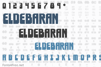 Eldebaran Font