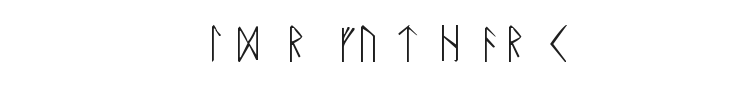 Elder Futhark Font Preview