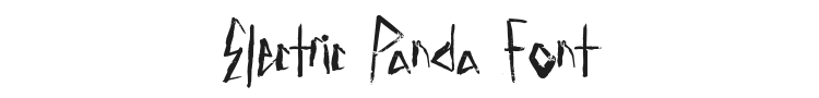 Electric Panda Font Preview