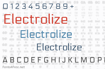 Electrolize Font