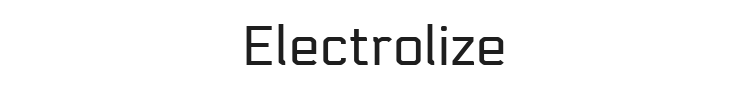 Electrolize Font Preview