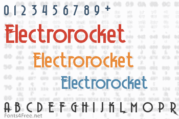 Electrorocket Font