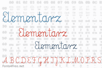 Elementarz Font