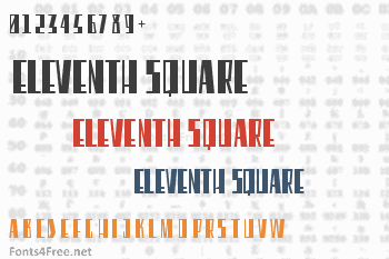 Eleventh Square Font