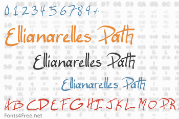 Ellianarelles Path Font