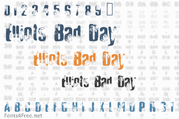 Elliots Bad Day Font