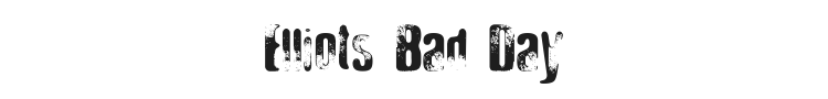 Elliots Bad Day Font Preview